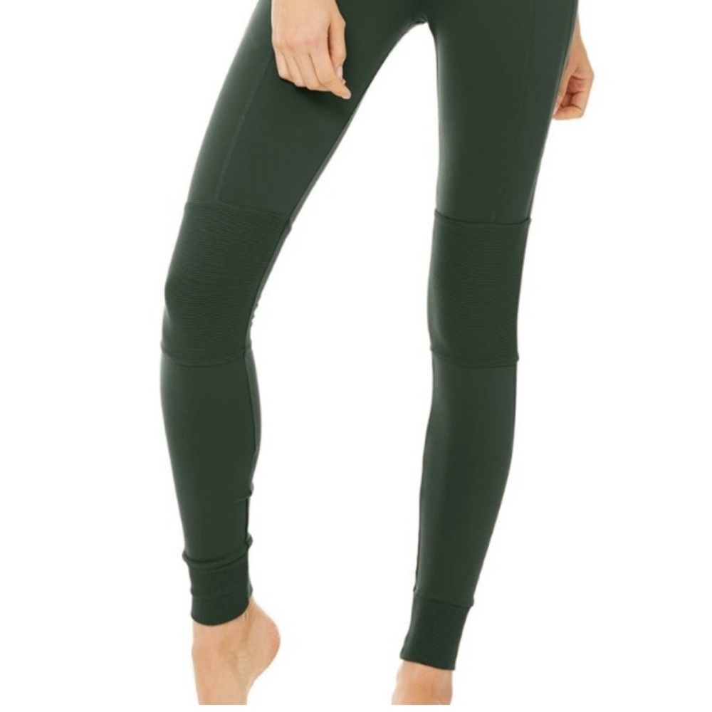 ALO Yoga XS Forest Green High-Waist Avenue Legging